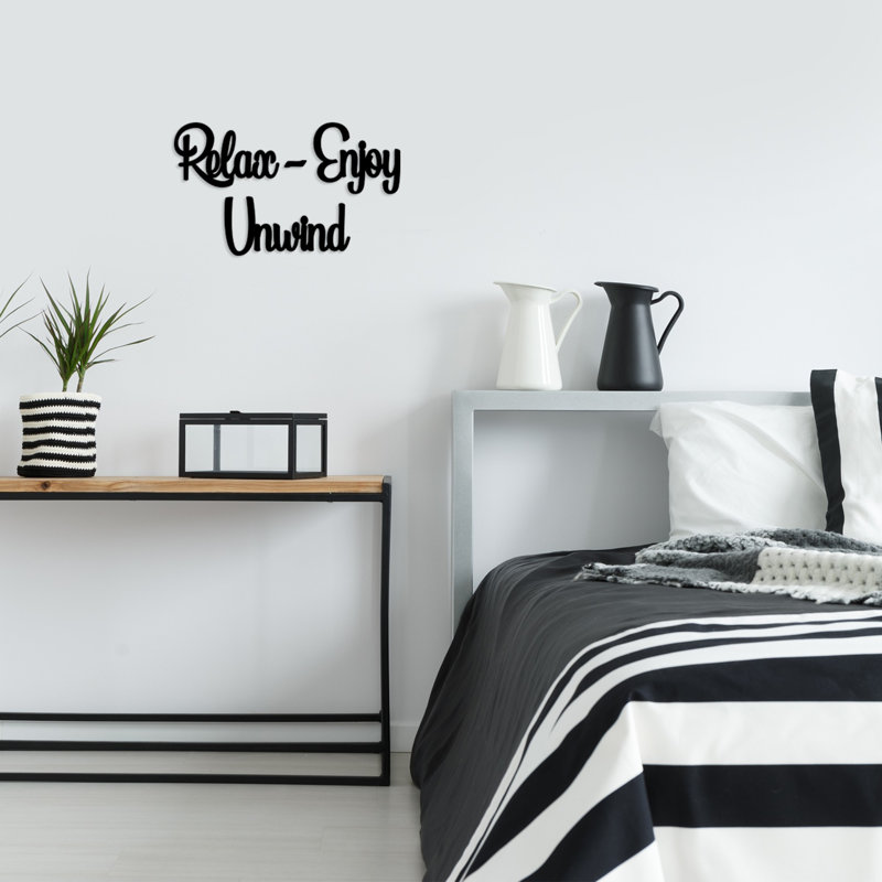 Wall Décor, Relax - Enjoy - Unwind