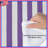 Purple Vertical Stripes Comforter-125167488