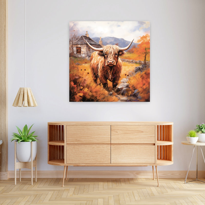 Art contemporain Highland Hues, H 36 po x l 36 po