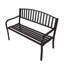 Banc de jardin extérieur en métal