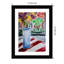 Montpellier Blue Vase And Window Box Framed On Paper by Montpellier Print-1582514927-1582514926