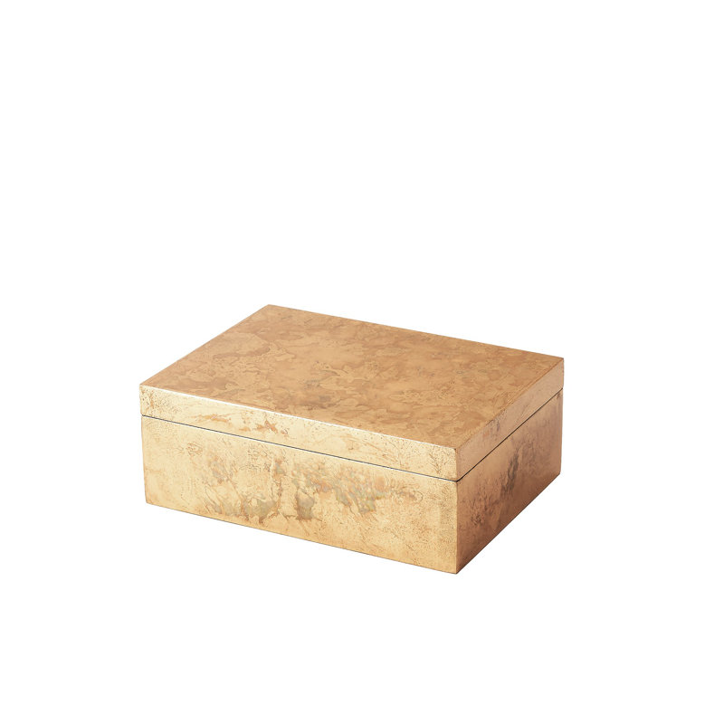 Decorative Box, Large, Luxe Gold