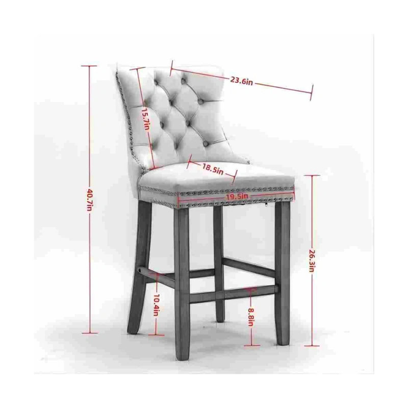 Tabourets de bar Blakeway, Black, Black