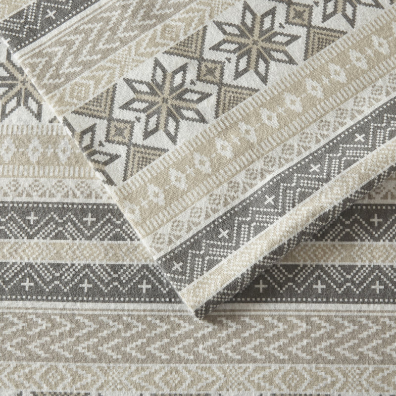 Drap-housse en flanelle 100% coton grand format - confortable et doux pour une bonne nuit de sommeil, imprimés variés, drap plat, matelas ajusté de 14 po, 2 taies d'oreiller, lavable à la machine, literie, imprimés variés