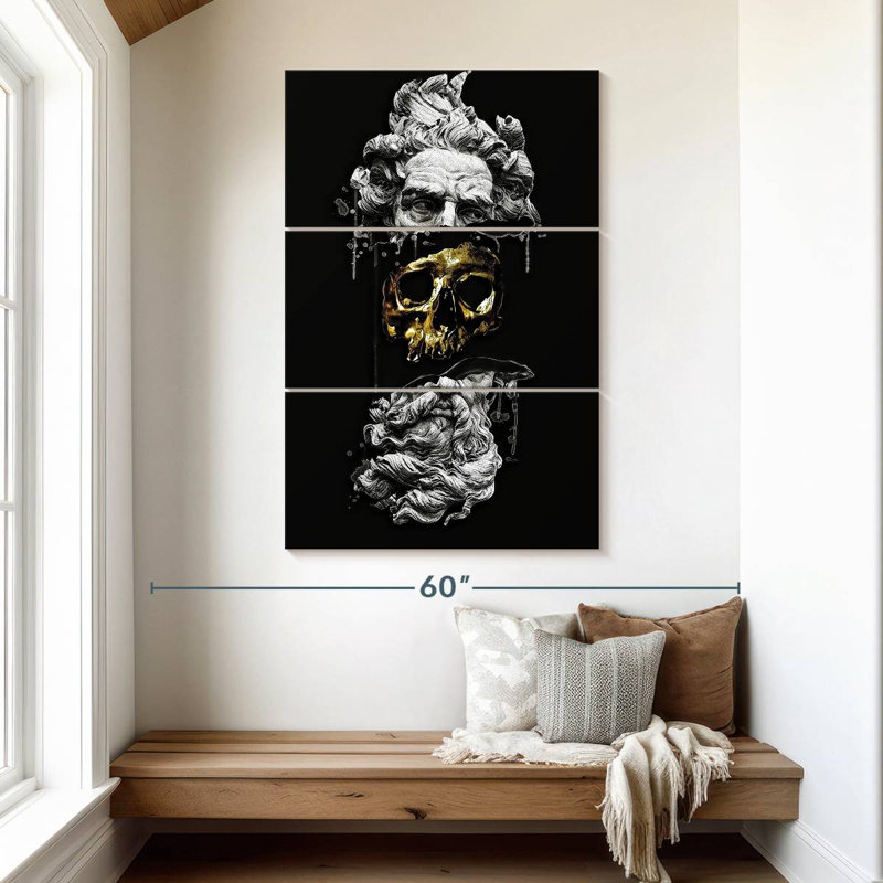 Leisha Hidden Skull, 50" H x 32" W