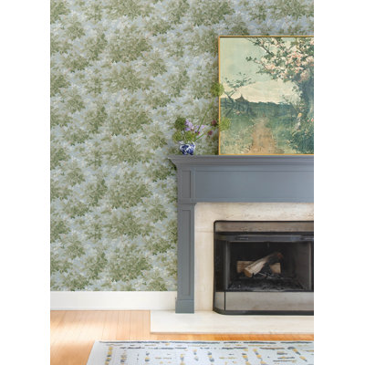 Greenwood Moss Deciduous Wallpaper