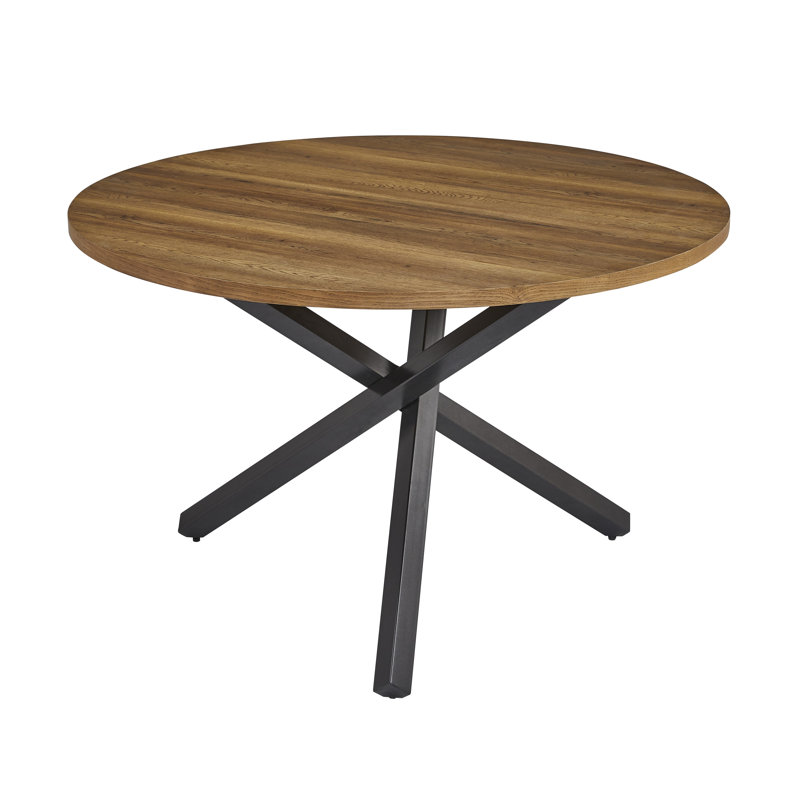 Hoswell Round table with metal base