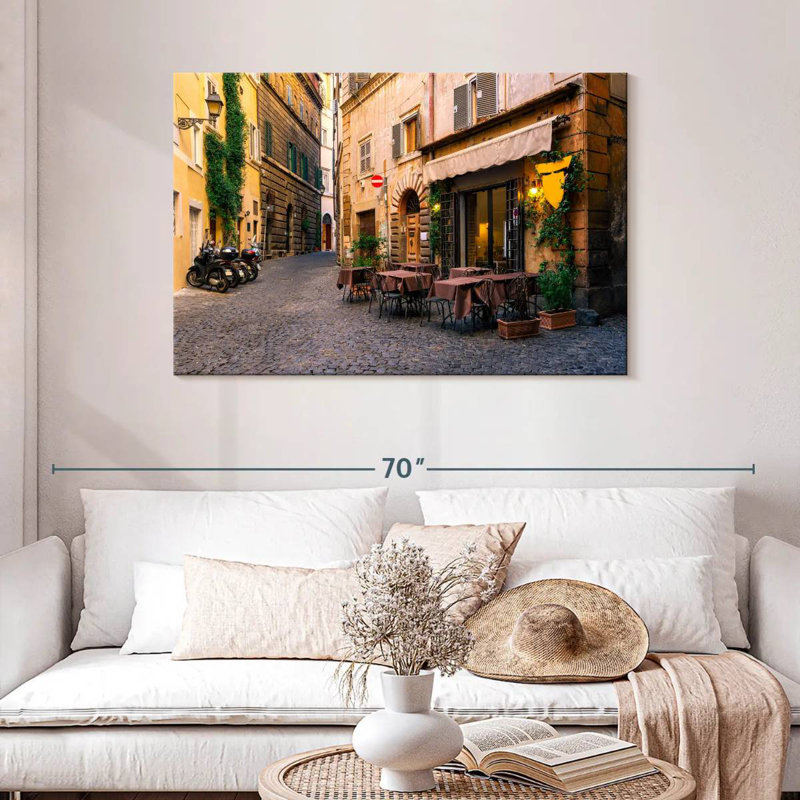 Sirci, rue historique de Rome, H 30 po x l 45 po