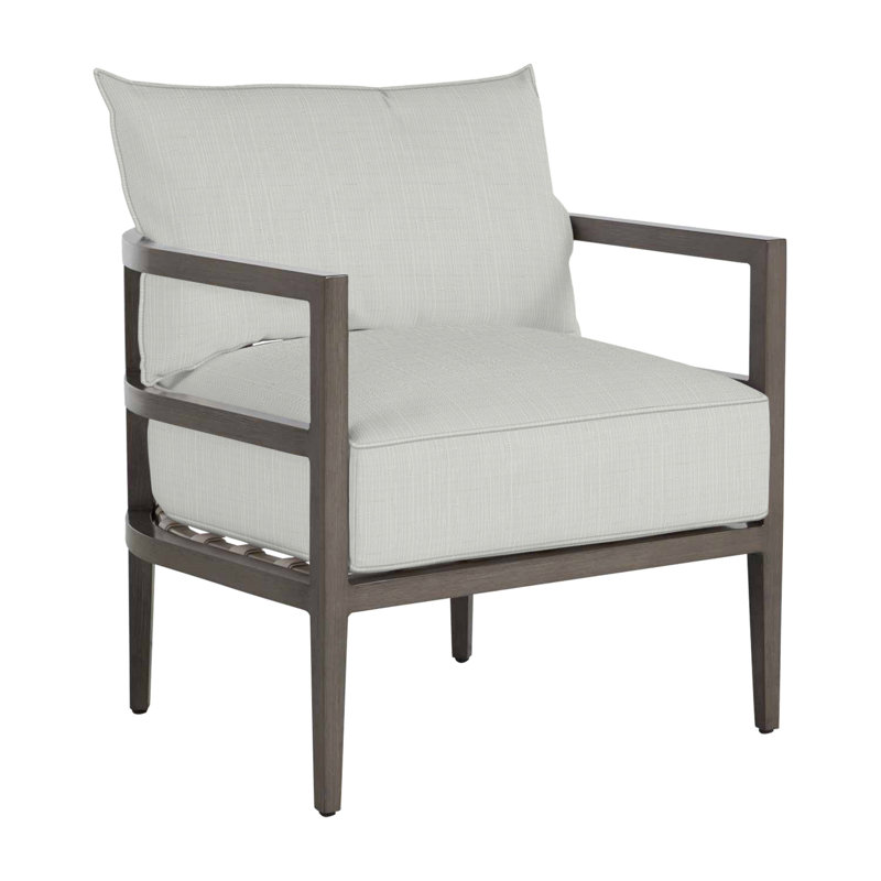Santa Barbara Patio Chair, Welt, Verona Silver, Standard Plus