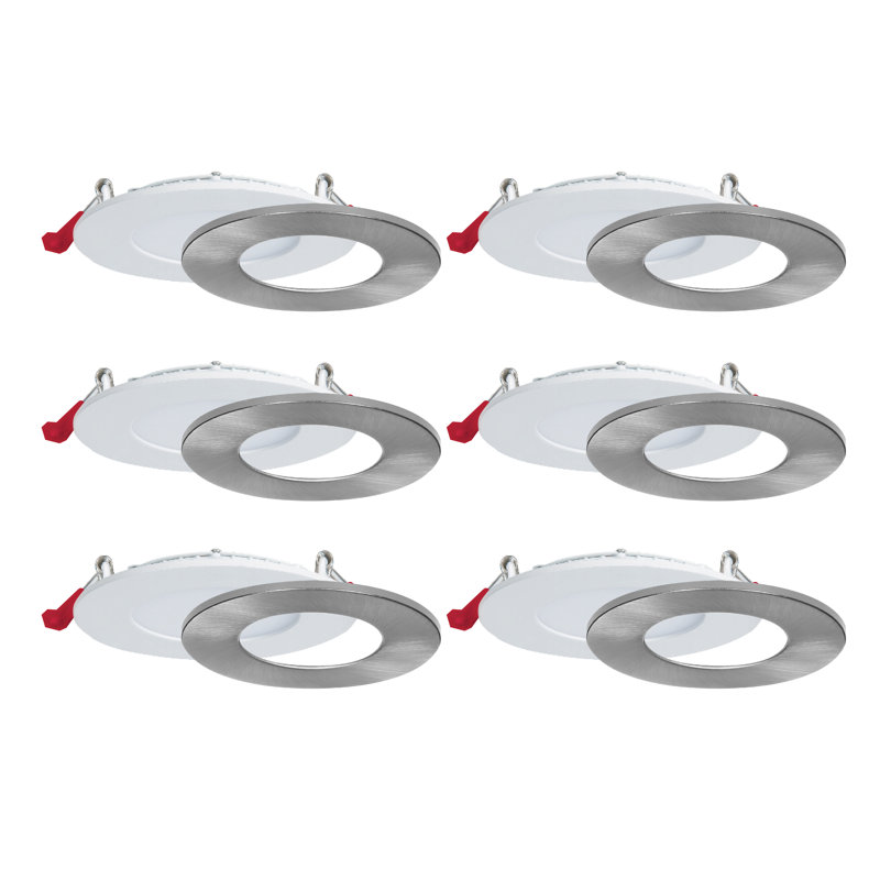 4.25'' Dimmable Air-Tight IC Rated LED Canless Recessed Lighting Kit