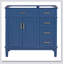 Meuble-lavabo moderne 36 po (lavabo non inclus)-479834575