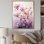 Corail coquelicot Meadows II - coquelicots, art mural
