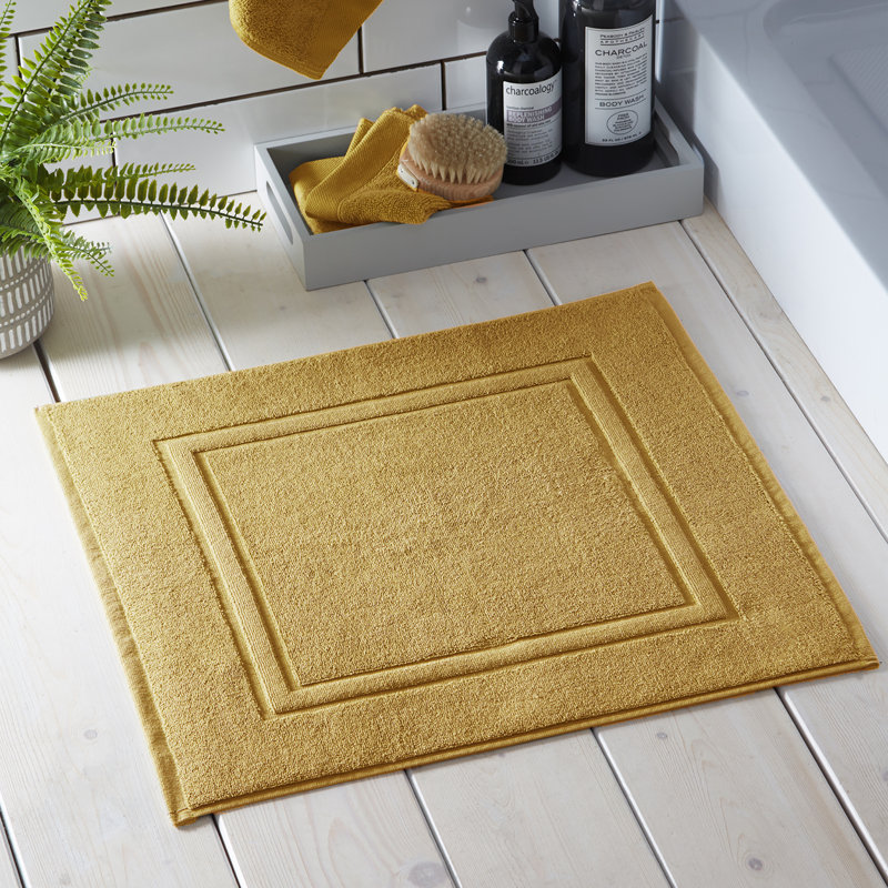 Markieth Non-Slip Bath Mat, Ochre