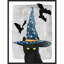 «Black Cat II» par Grace Popp - cadre flottant, impression sur toile