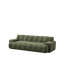 Canapé rembourré à accoudoirs carrés en chenille 87,4 pouces Cloud Series Minimalist-1195495936