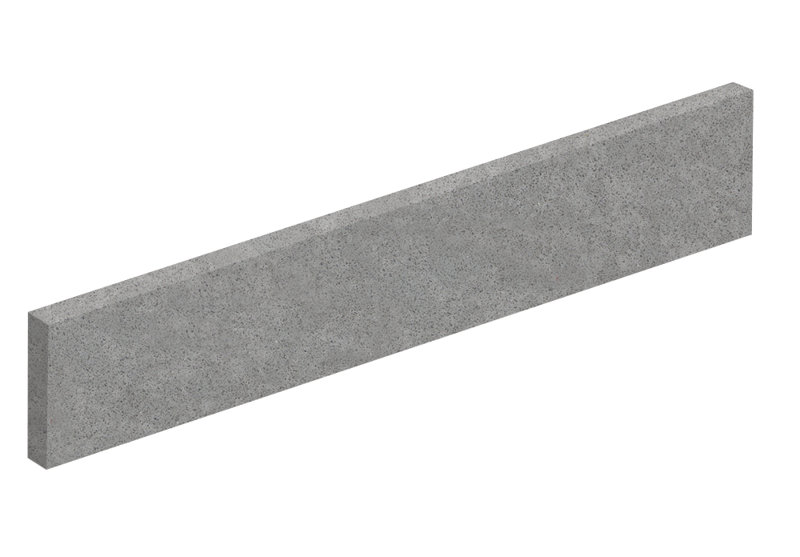 Bathroom Vanity Top Left Hand Side Splash, Urban Gray
