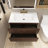 Dolman 29.9'' Single Bathroom Vanity with Ceramic Top-2118598485