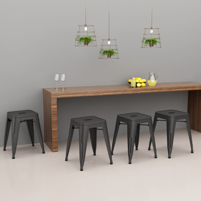 Apolito Counter Stool with Metal Frame