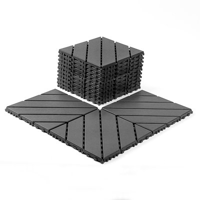 Carreaux de terrasse en plastique emboîtables