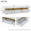 Algerd Unfinished TV Stand for TVs up to 88"