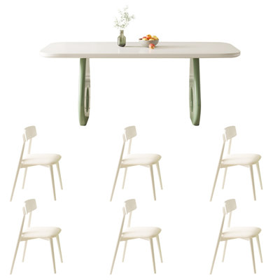 European modern simple dining table set