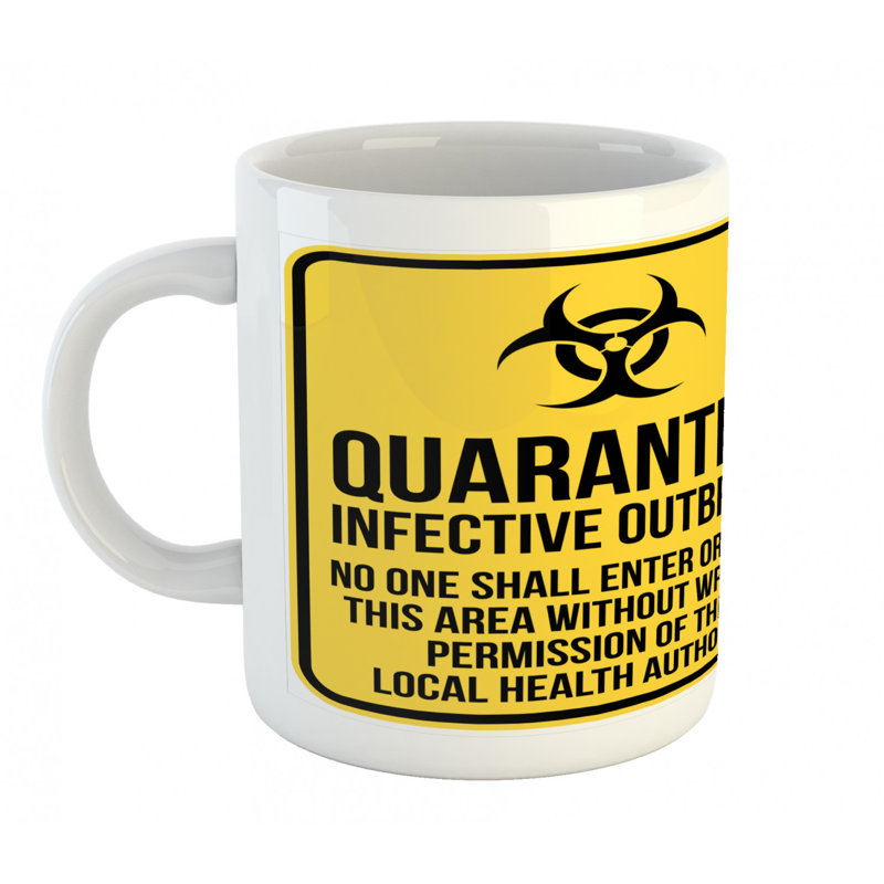 Grande tasse à café zombie