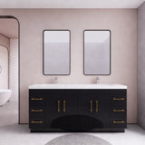 Verda 70.86'' Double Bathroom Vanity with Acrylic Top