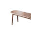 Banc de salle à manger en bois de chêne naturel