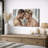 Romantic Couple Portrait Artwork, Bedroom Pictures, Framed Canvas Giclee Print Wall Art-1640022677-1640022674