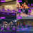6 Pack Purple Solar Halloween Lights - Waterproof Flickering Flame Outdoor Lights, Garden Lawn Pathway Yard Halloween Decor