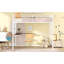 Full Metal Loft Bed With Desk And Metal Grid-1918460677