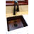 20" Hammered Copper Kitchen/Bar/Prep Single Basin Sink