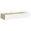 2 tablettes murales en chêne et blanc 60 x 23,5 x 3,9 po vidaXL-1062436842