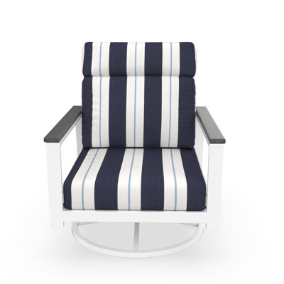 Townsend Metal Outdoor Rocking Chair With Sunbrella Cushion