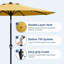 Parasol de patio 9 pi avec manivelle lisse-530239112-524160319