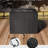 25 inch Smokeless Fire Pit, Wood Burning Fireplaces w/ Pull-Out Ash Pan, Portable Outdoor Firepits-1922948863
