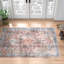 Tapis multicolore tissé à plat à la machine Alice-947384652