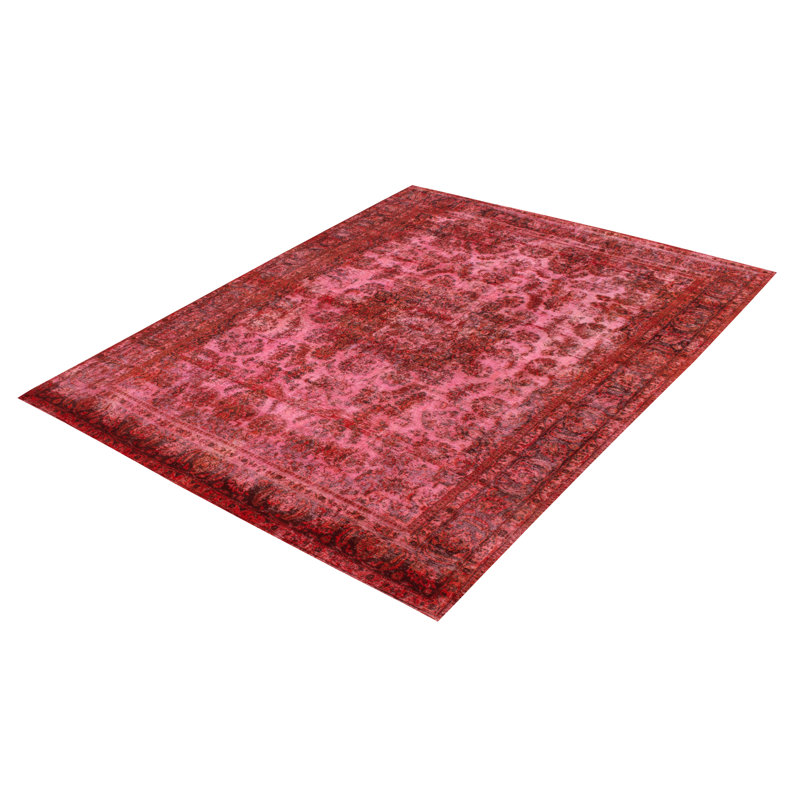 Tapis rouge à transition de couleur 9 pi 6 po x 12 pi 1 po