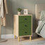 36cm W Engineered Wood Bedside Table