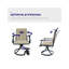 Ensemble de chaises de patio berçantes pivotantes l 29 po x P 23 po x H 39 po Burwell (ensemble de 2)
