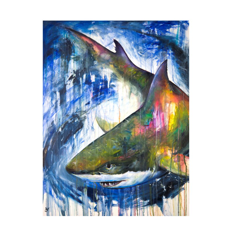 Art sur toile Marc Allante Neptune, H 19 po x l 14 po