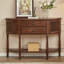 Console américaine de style rétro brun