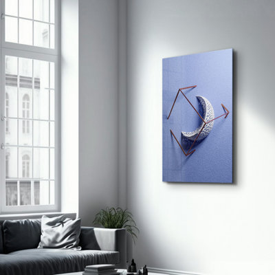 Elegant Tempered Glass Painting, 27.6 x 43.3 Inches | 100% Tempered Glass, Thickness: 0.16 Inches | UV Printed Artwork, Perfect for Home Decor & Modern Interiors, Stunning Visuals for Any Room