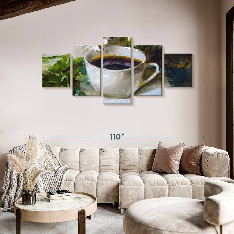 Coffee Cup, 42" H x 92" W