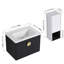 Meuble-lavabo mural polyvalent avec plusieurs composants fonctionnels-910476272