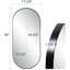 Miroir Capsule en argent brossé-967792381