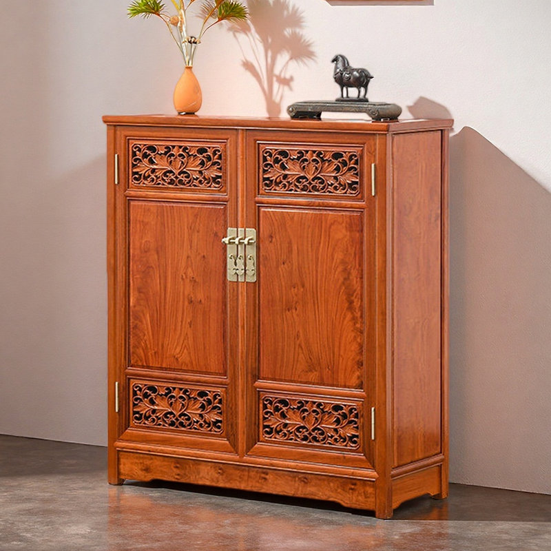 Armoire à chaussures en bois massif