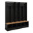 Wide Design Hall Tree With Storage Bench, Minimalist Shoe Cabinet With Cube Storage Shelves, Multifunctional Coat Rack With 8 Hooks-1335897856