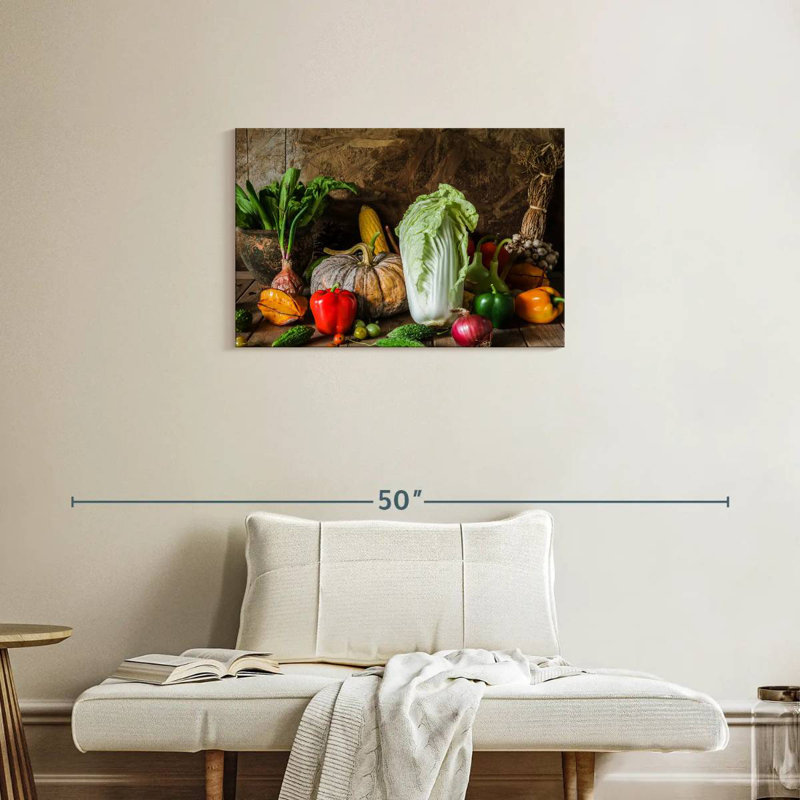 Yarlin Vegetables, 20" H x 30" W
