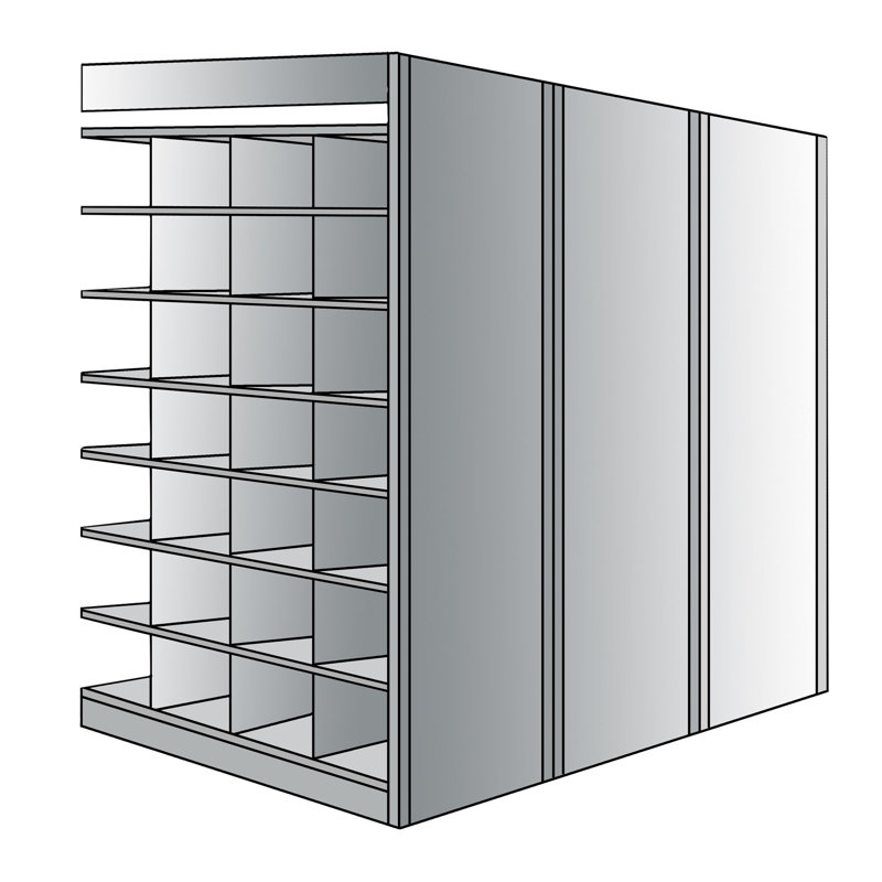 Étagère à 8 tablettes H 87 po x l 36 po x P 48 po, H 87 po x l 36 po x P 72 po